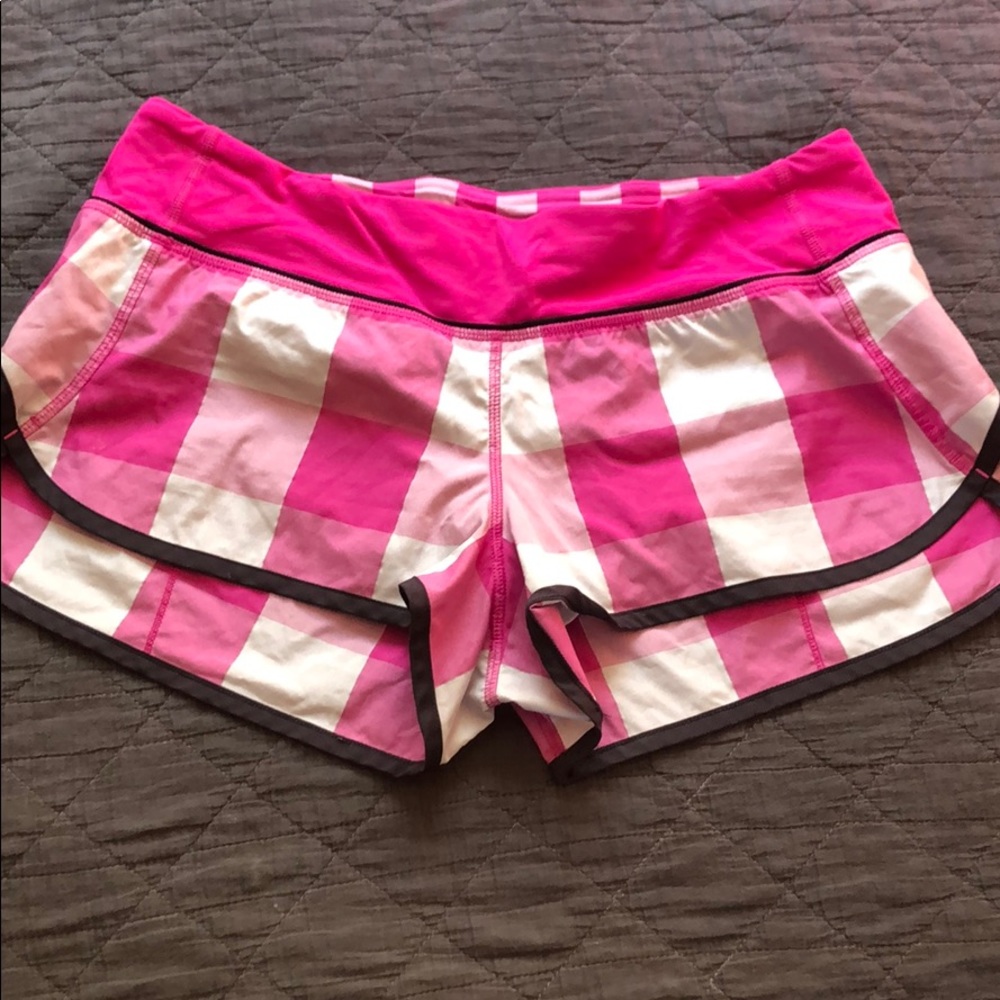 Lululemon checkered shorts